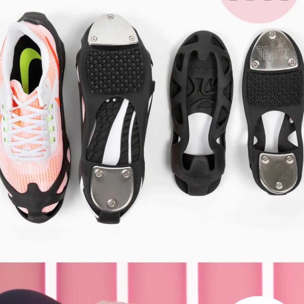 TapFit Slip-on Tap Dance Black  Cover Women's Sz M 6.5 to 7.5 Shoes